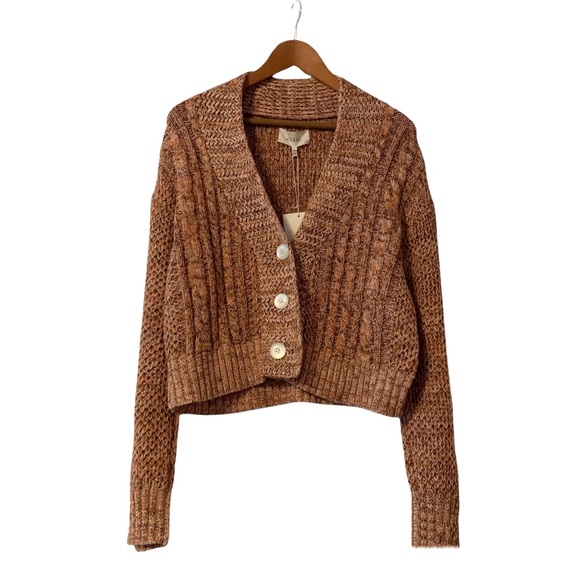 The Great Montana Cable Cardigan Sweater Size 3 NWT - Picture 2 of 12